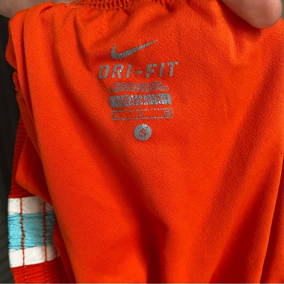 Nike Running Women's Tempo Track Shorts in Orange/Blue - Picture 9 of 11